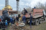На стройплощадке прошел очередной субботник